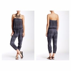 Boho O'Neill Strapless Beach Romper. S